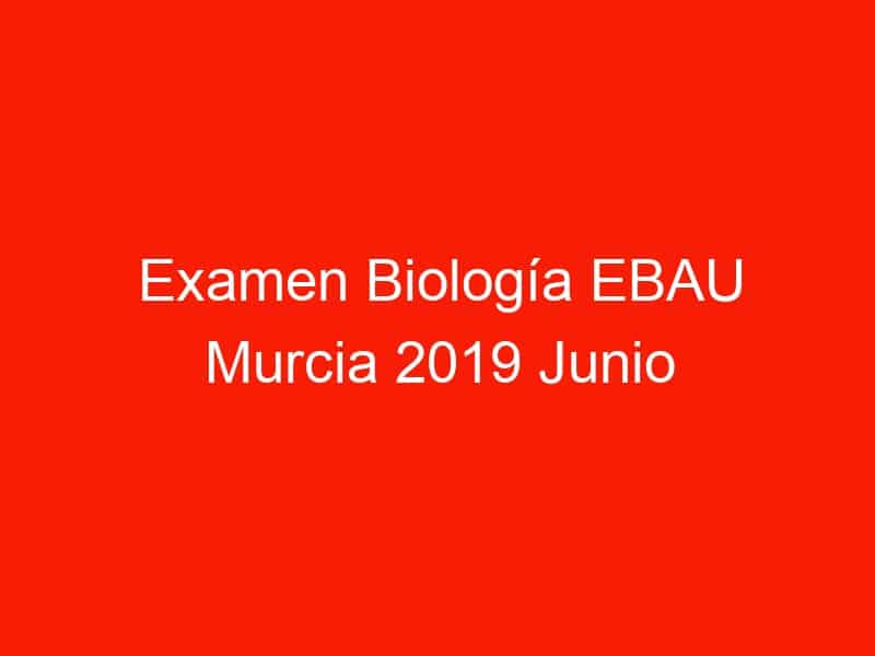 examen biologia ebau murcia 2019 junio 4393